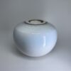 Aurora medium sized Cremation Urn 2 Australian made ceramic memorial urn with pale blue glossy glaze and speckled detail