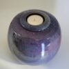 Nebula - Large Cremation Urn 3300gm (3.1) Nebula memorial urn top view with candle holder showing purple starry glaze detail